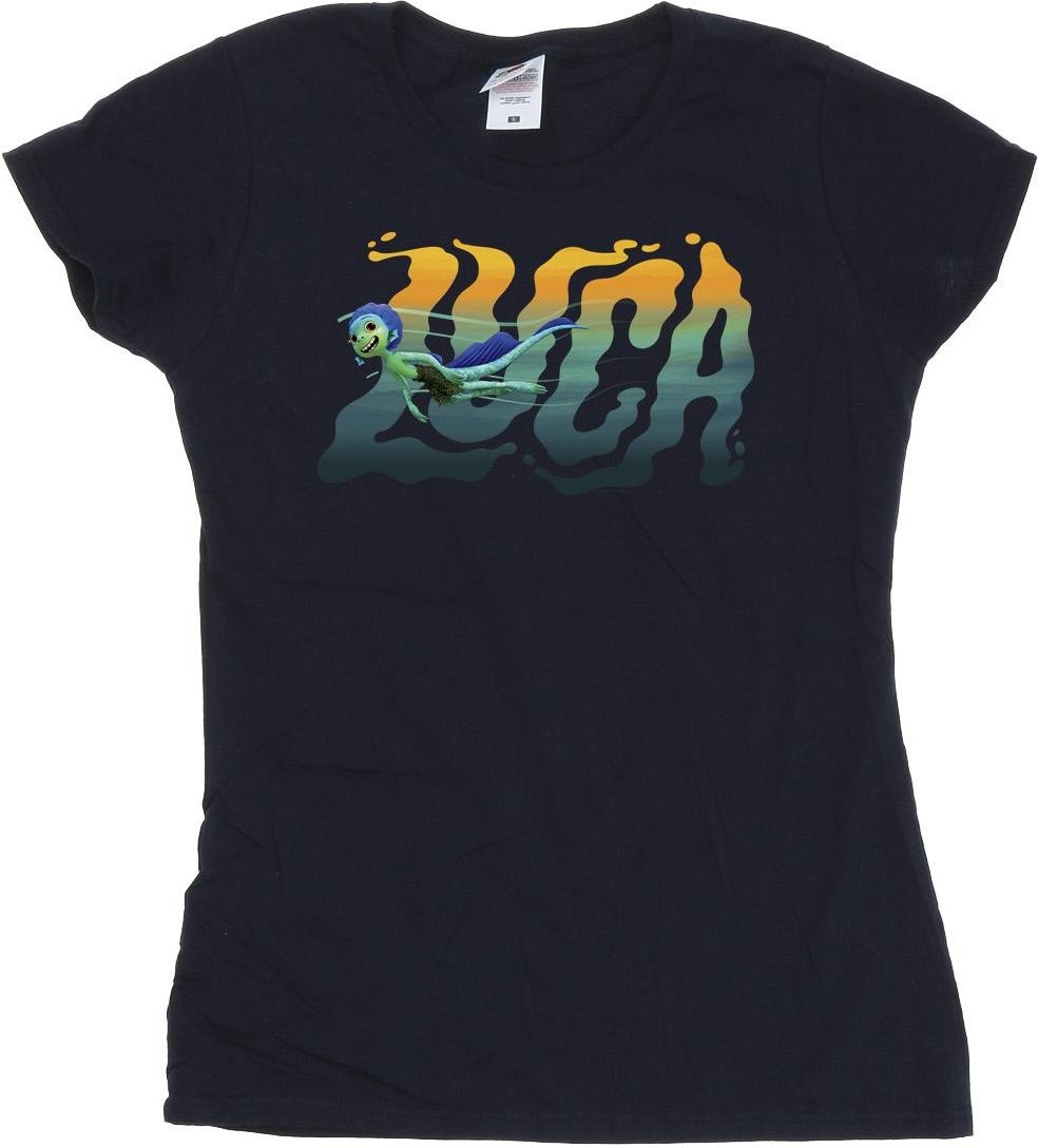 Disney - "Luca Swim" T-Shirt für Damen (Marineblau)