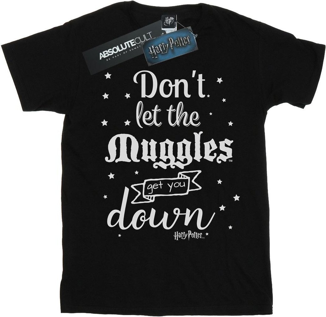 Harry Potter - "Don't Let The Muggles" T-Shirt für Mädchen (Schwarz)