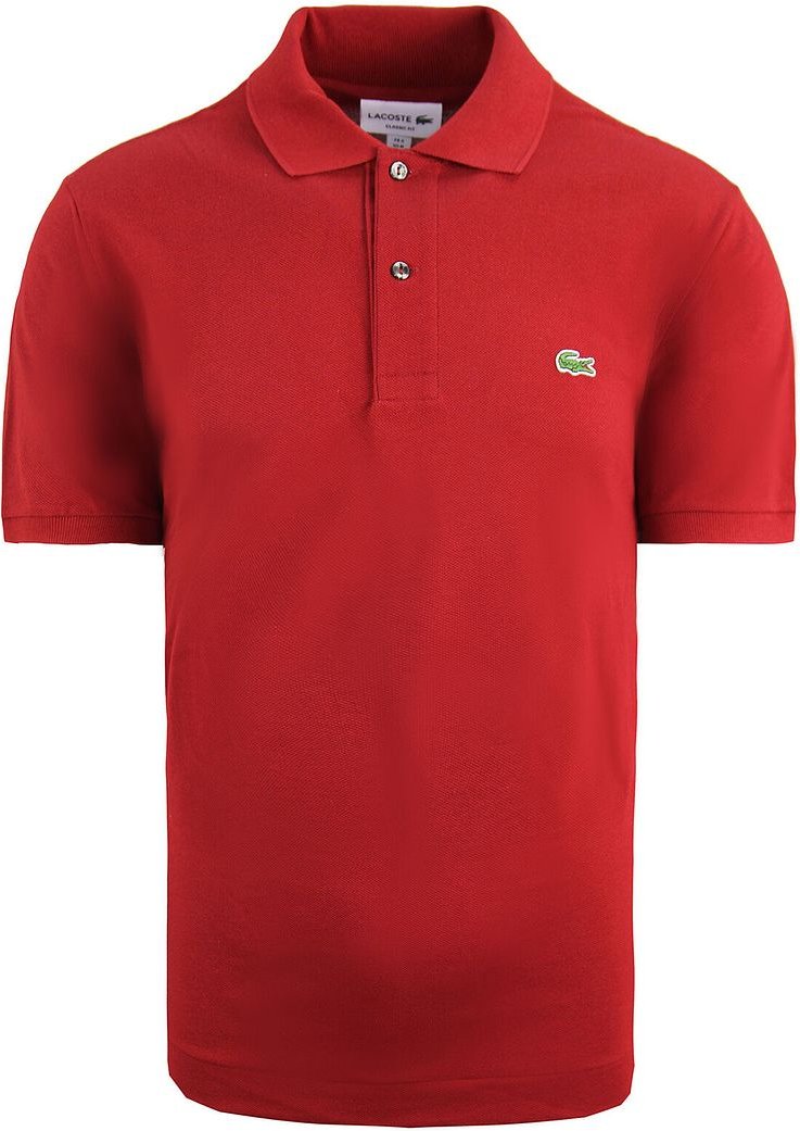 Lacoste Classic Fit Herren Red Polo -Hemd