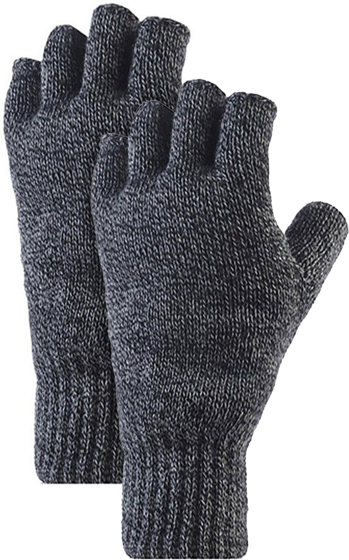 Herren Fingerlose Handschuhe mit thermischem Fleece-Futter