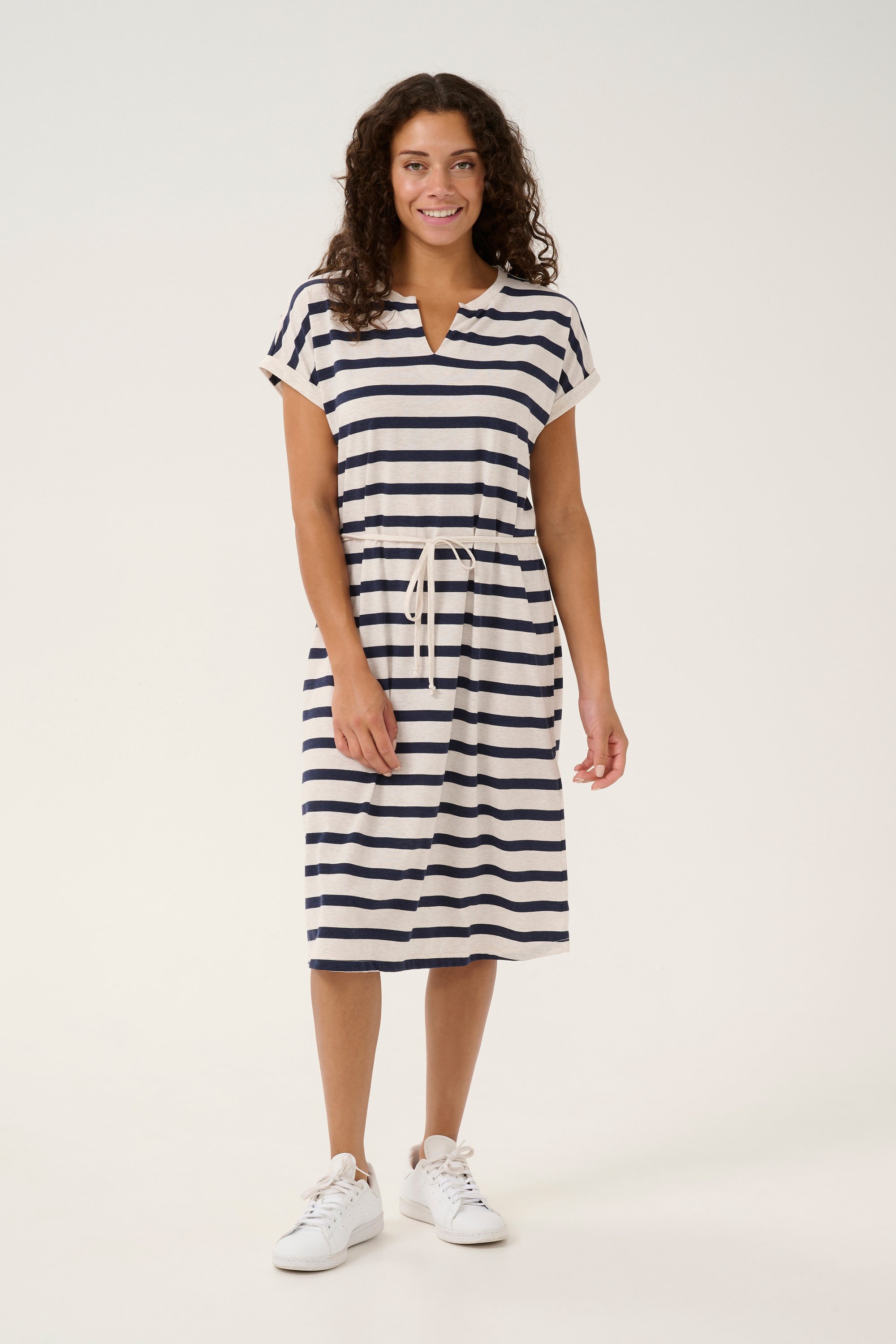 Kleid Regular fit Blue melange stripe blue