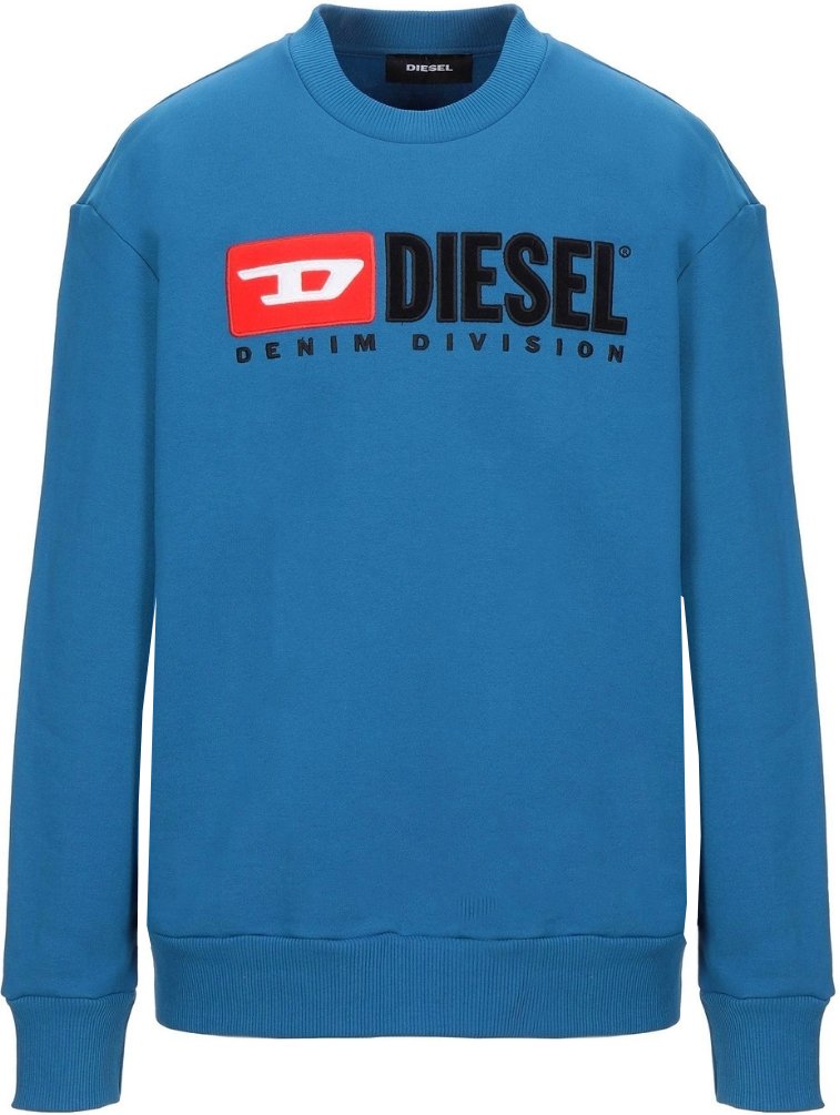 Blaues Diesel Division Logo-Sweatshirt