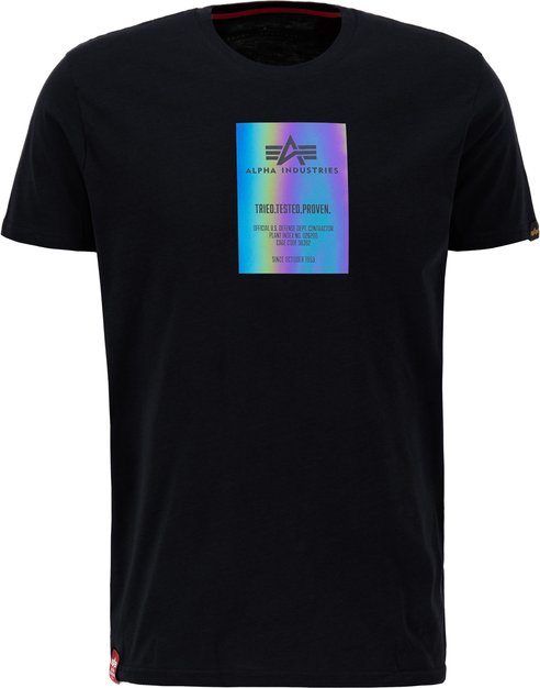 Rainbow Reflective Label T-Shirt