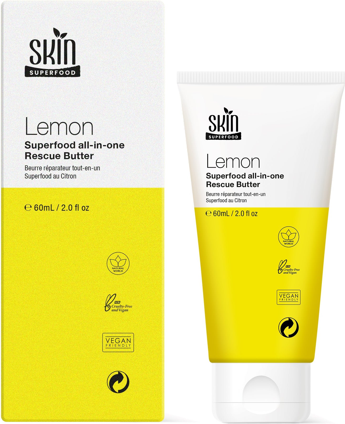Skin Superfood Lemon Superfood Rescue Butter 60ml Zwillingswertsparpack