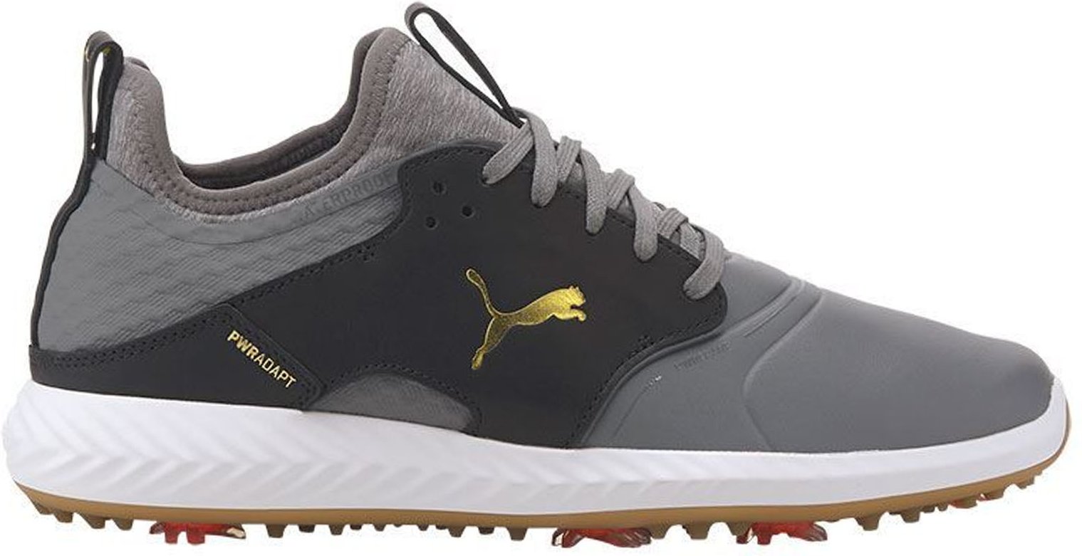 Puma Ignite Power Anpassungsanpassungskäfig gefertigtes grau glatte Leder -Herren -Trainer 193825 06