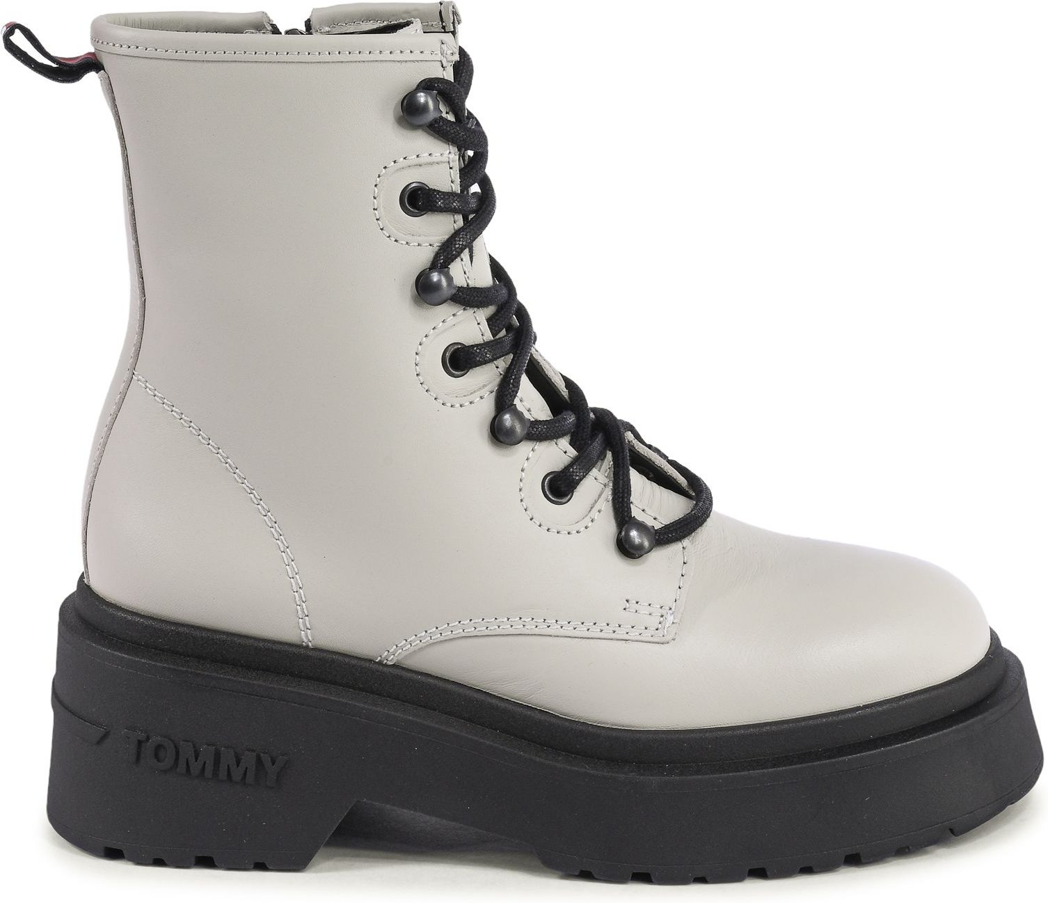 Schnürstiefeletten mit Plateau