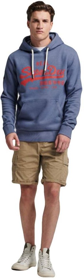 Sweatshirt Superdry Homme Chinée Vintage Logo