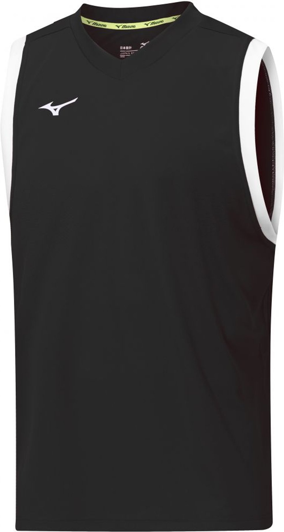 Mizuno authentische Basketball -Männerschwarze Weste