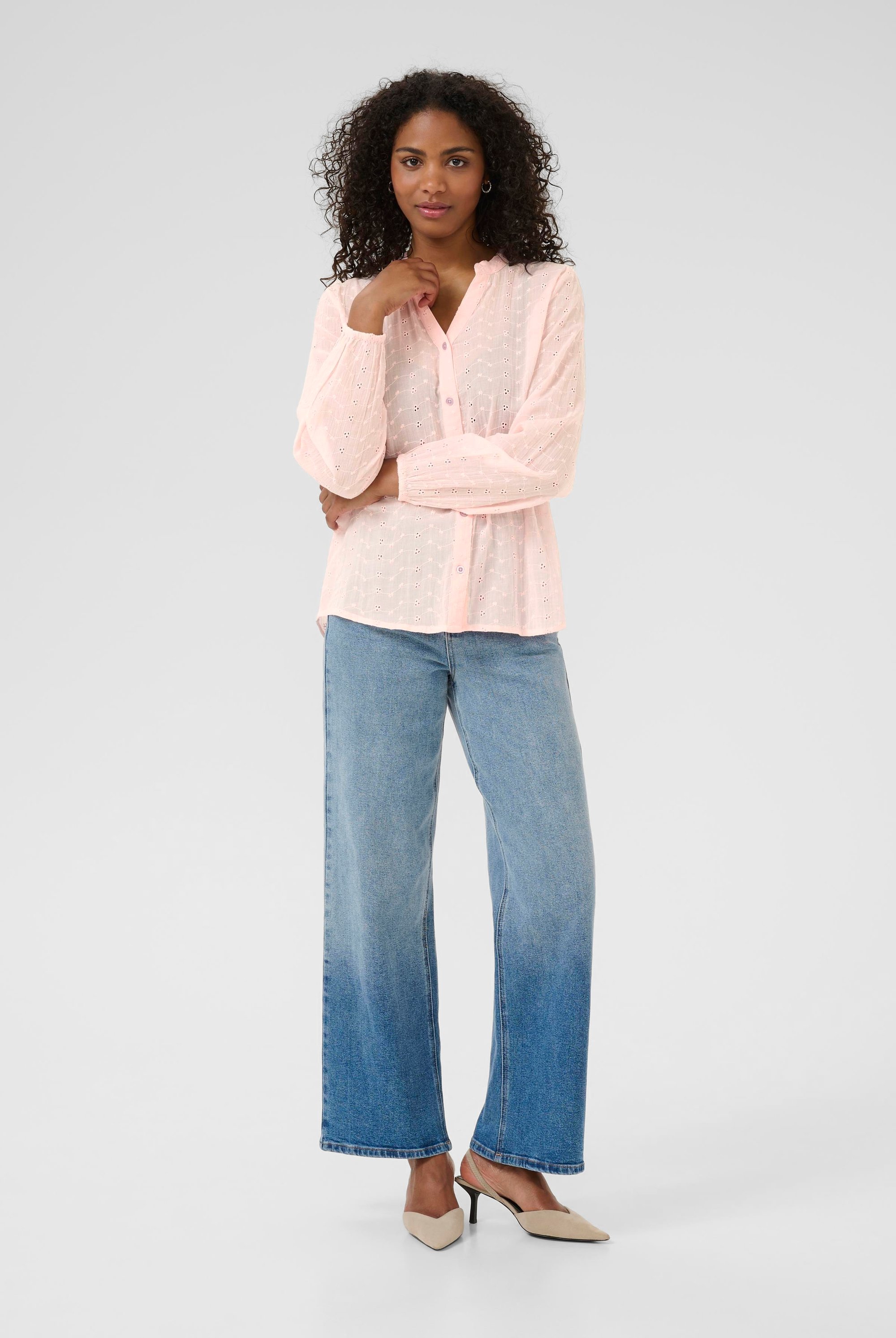 Langarm - Hemd KAmay Regular fit pink