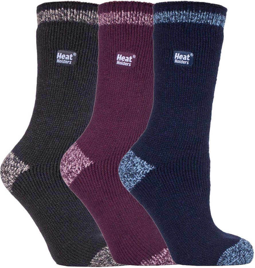 HEAT HOLDERS - 3er-Pack Multipack Damen Isolierte Thermo-Socken für den Winter - Catania