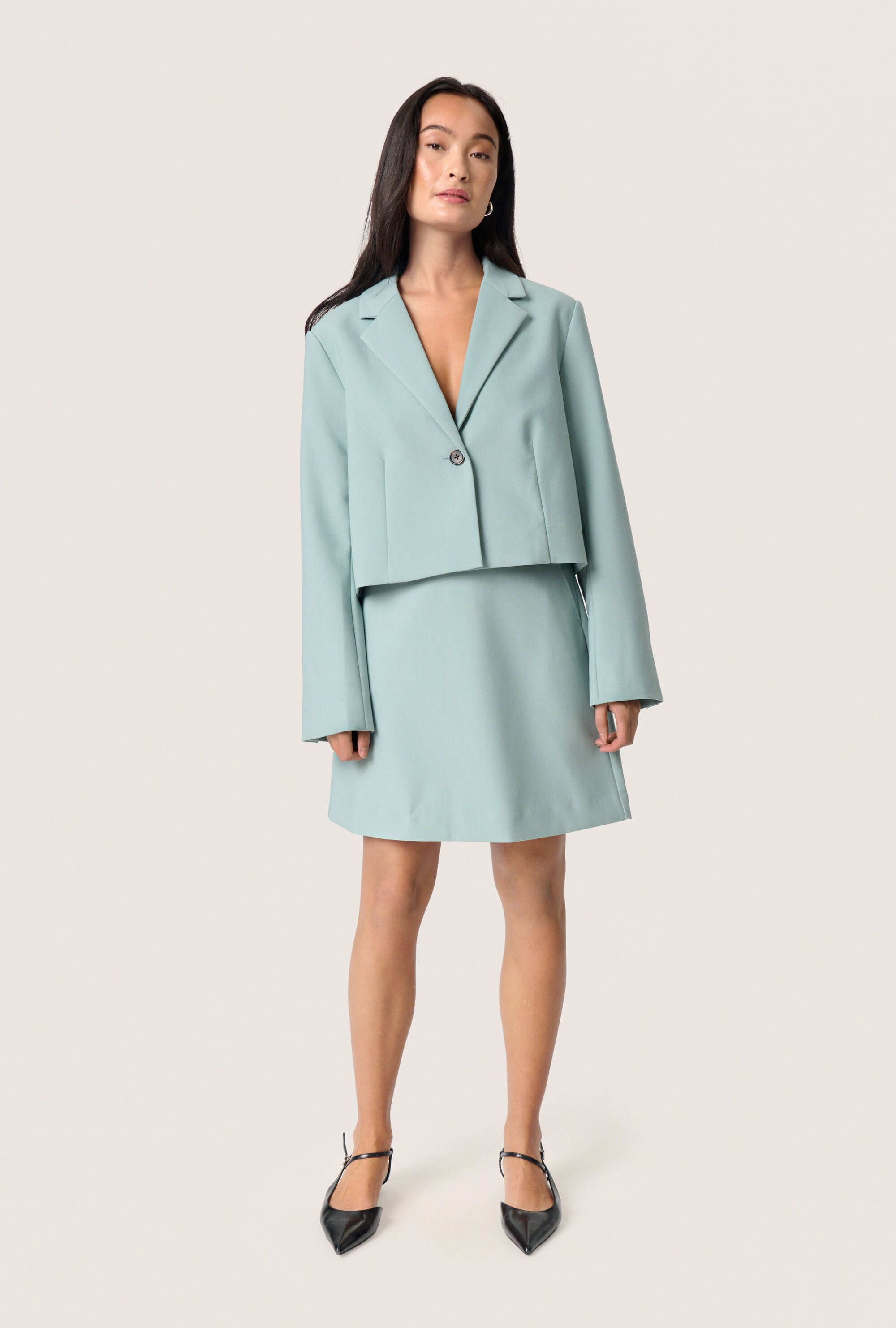 Rock A-shape Silver Blue