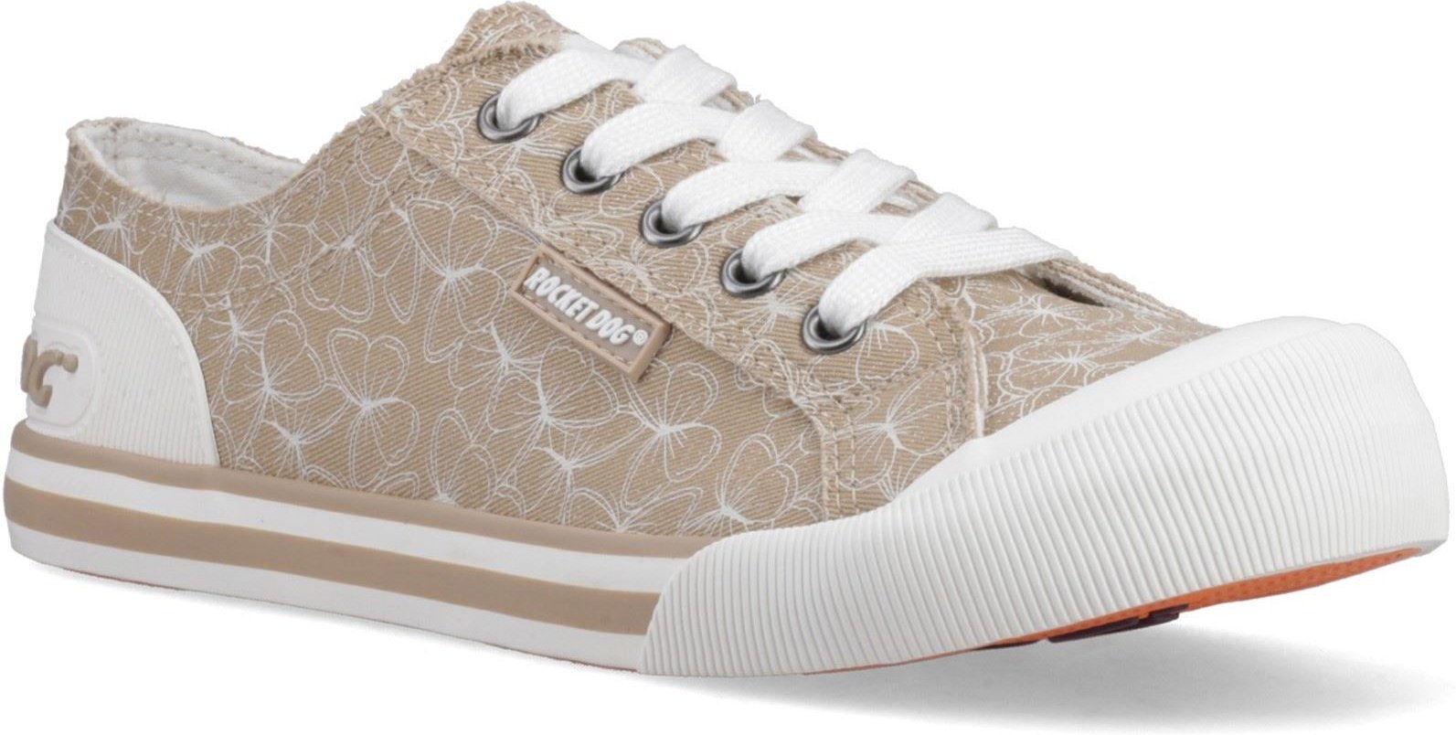 Rocket Dog Jazzin Mariposa Textil Damen Sneakers in Beige