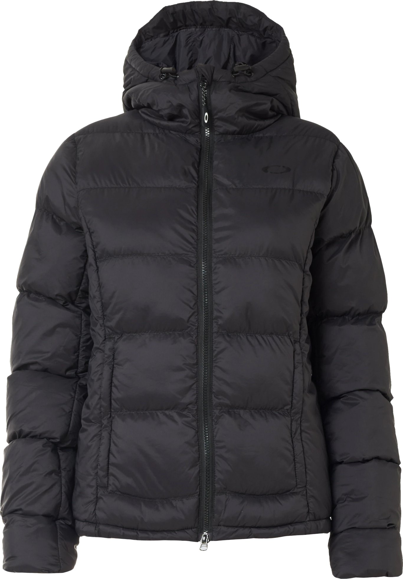 Oakley Long Sleeve Reißverschluss up schwarze Damen Stern isolierte Kapuzenjacke FOA500023