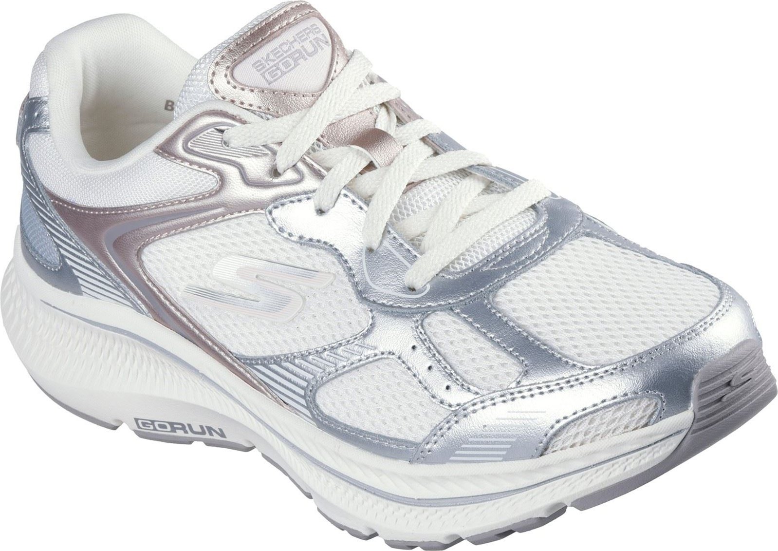 Thumbnail - Skechers GO RUN Consistent 2.0 Volt Damen Sneaker Aus Weißem Leder
