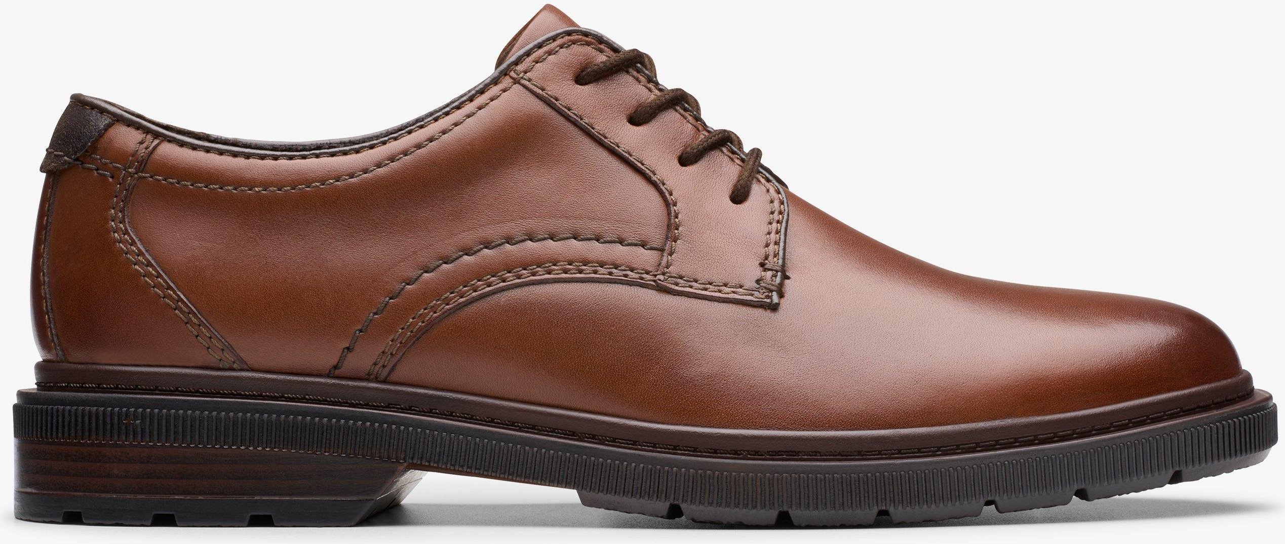 Burchill Derby Dunkelbraune Lederschuhe