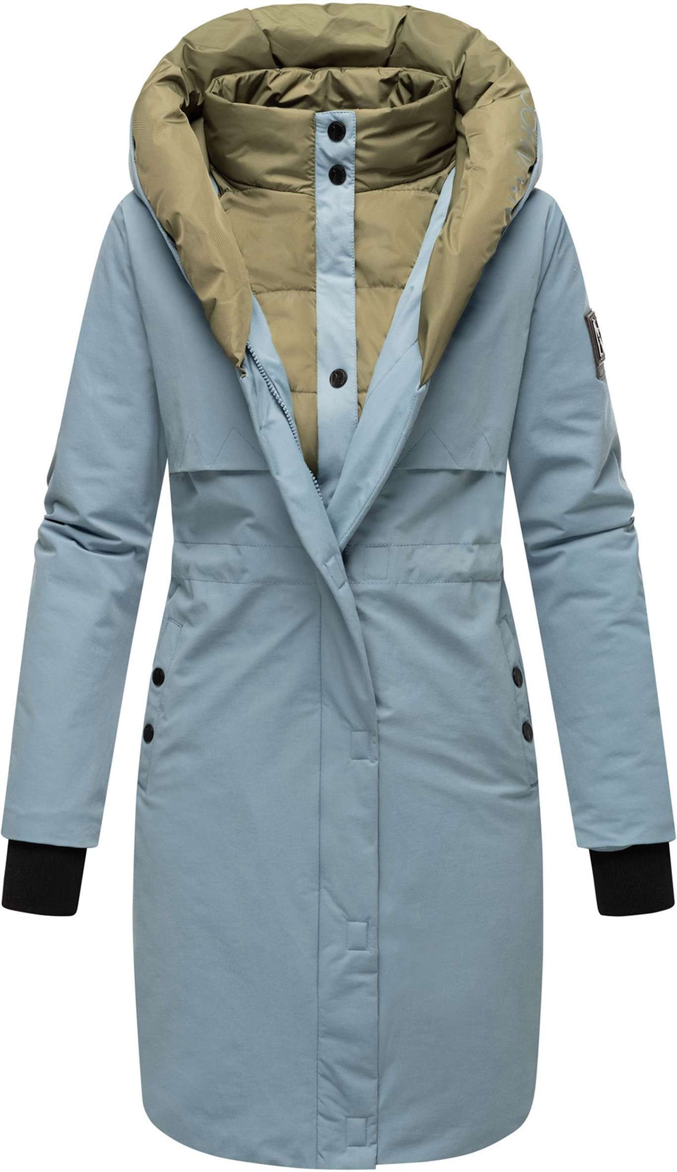 Navahoo Damen Winterjacke Snowelf – Leicht & Warm mit Magnetverschluss