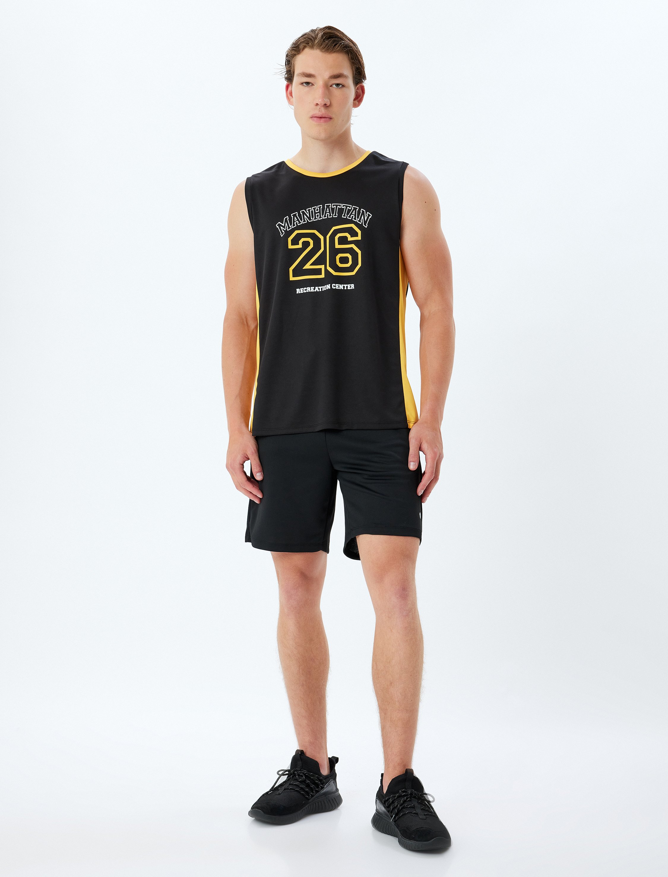 Koton Tanktop Rundhalsausschnitt Ärmellos Tanktop