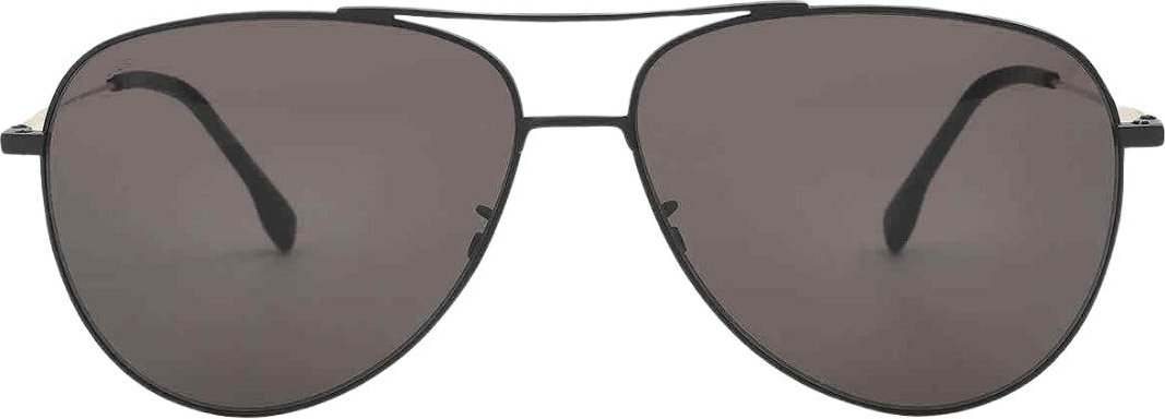 Hugo Boss - "1558 0I46 IR" Sonnenbrille für Herren (Schwarz/Golf Grün/Grau)