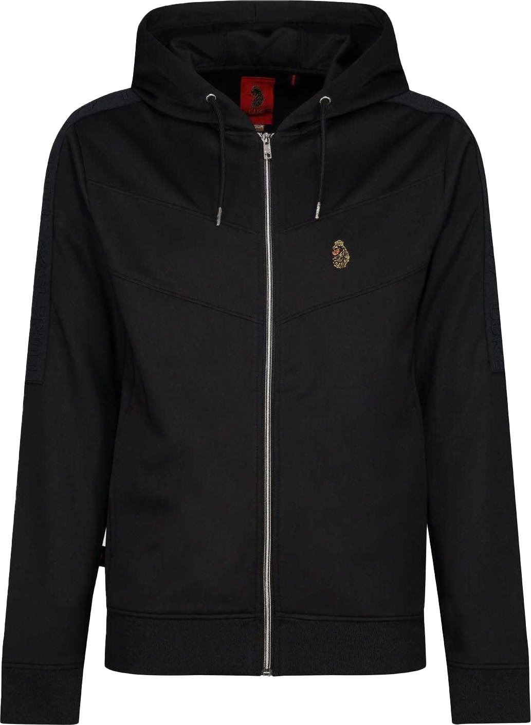 Luke 1977 - "Casa Esteves" Hoodie mit durchgehendem Reißverschluss für Herren (Schwarz)