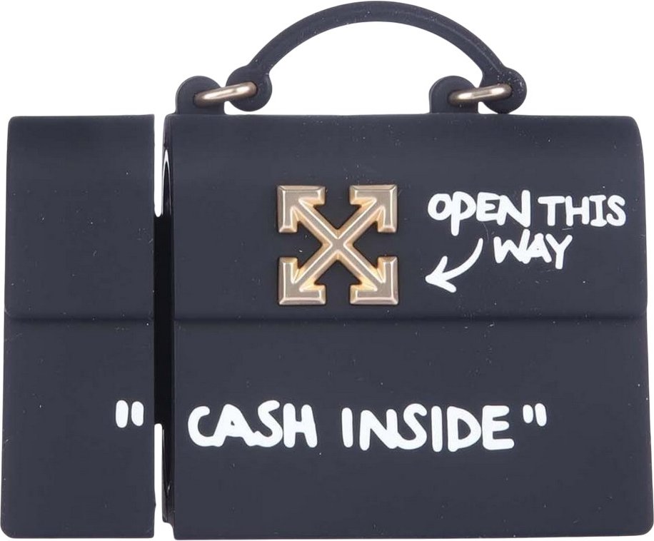 Off White - AirPod Pro Hülle "Jitney" (Schwarz/Gold/Weiß)