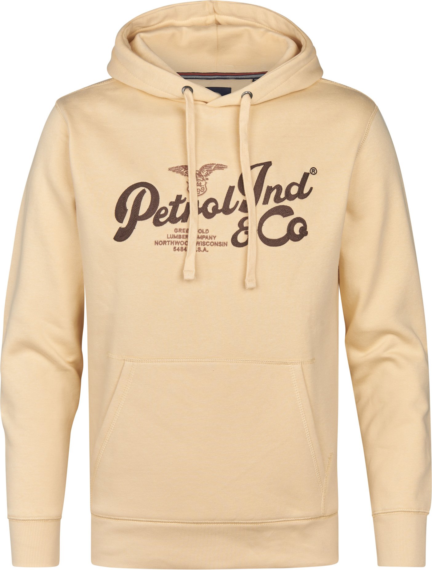 Petrol Industries - Hoodie mit Aufdruck Kennewick Herren - Gelb