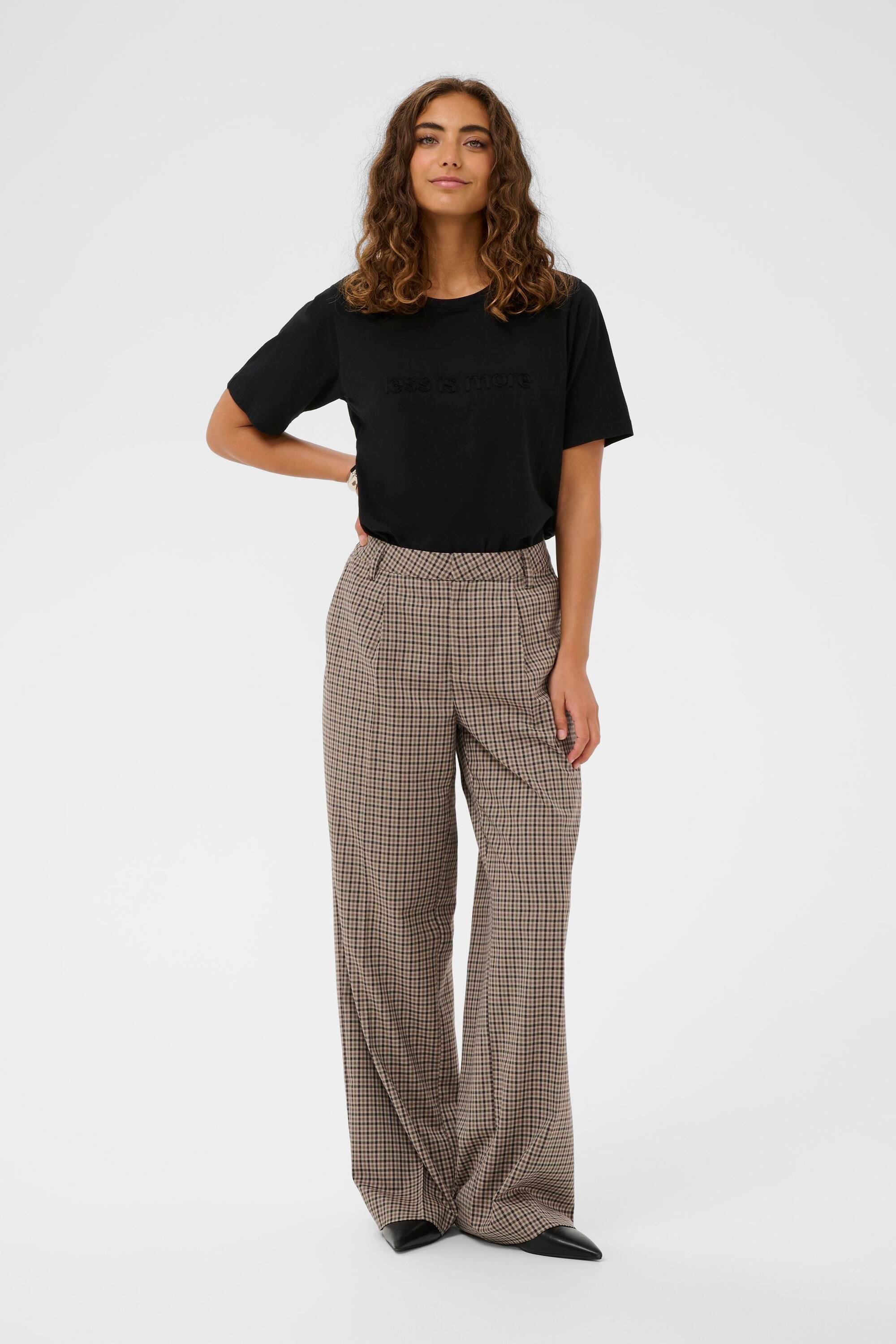 Casual Hose CUchecka Casual Hose Classic fit brown