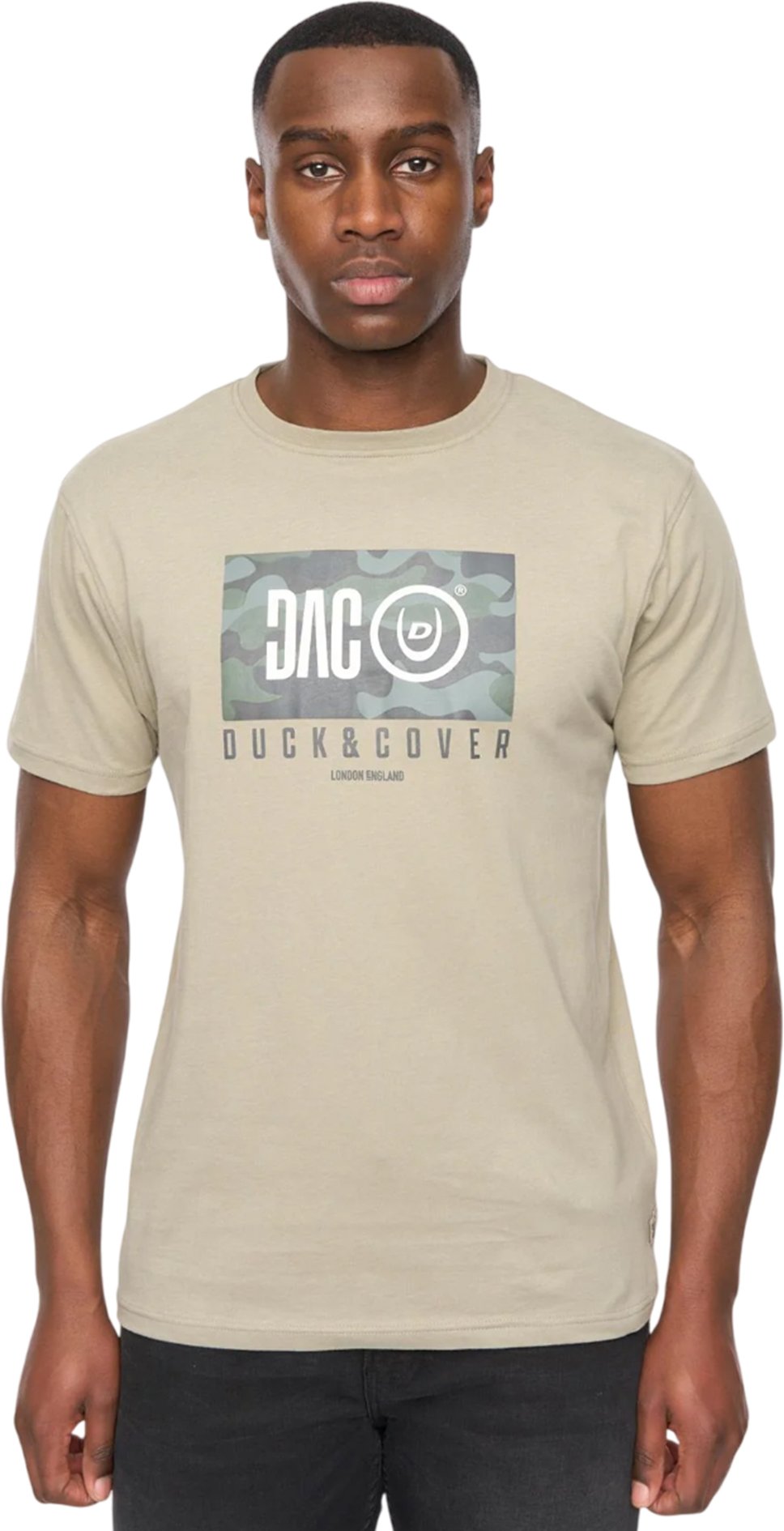 Duck and Cover - "Chamchee" T-Shirt für Herren (Salbei)