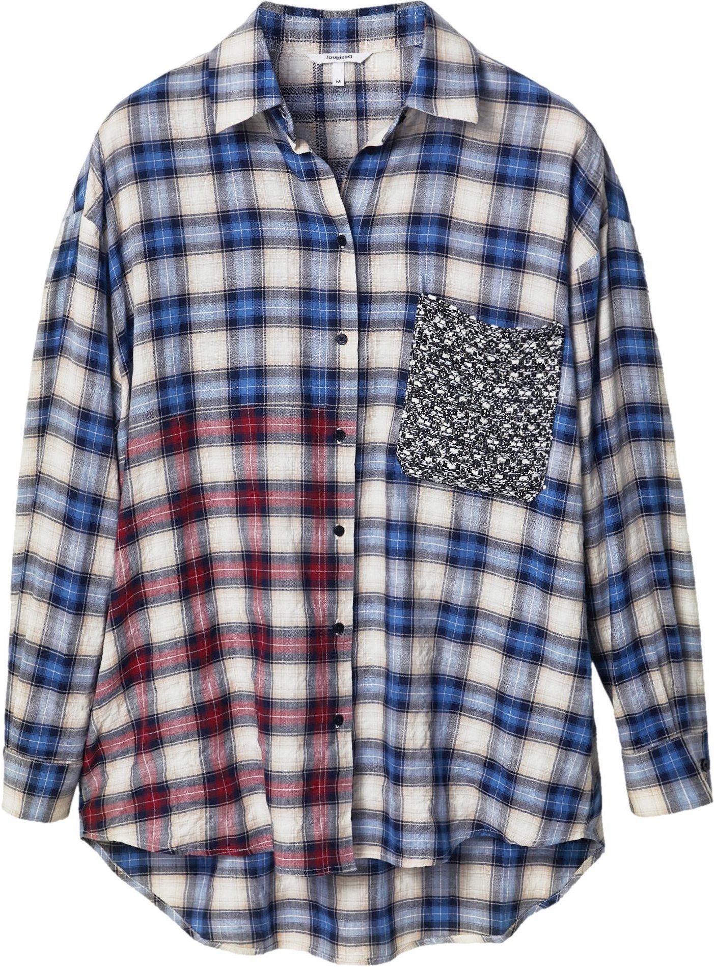 Desigual Damen Blaues Hemd