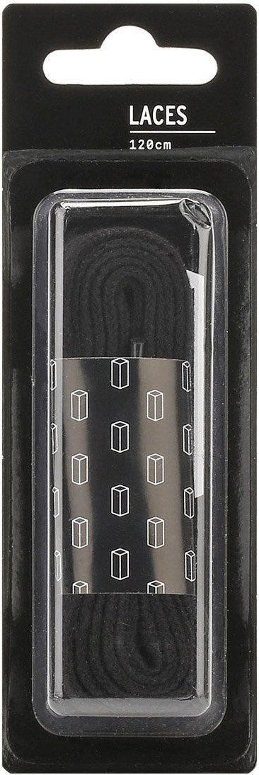 TOWER London Schwarz Flache Schnürsenkel (120cm)