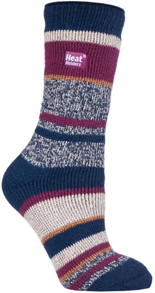 Heat Holders - Gemusterte warme Damen-Winter-Thermosocken 4-8 UK