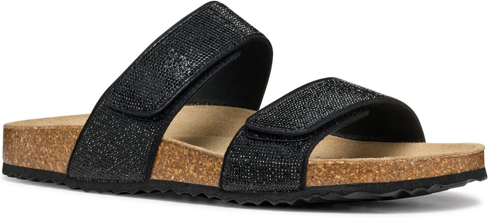 Geox D BRIONIA R Damen Schwarze Sandalen