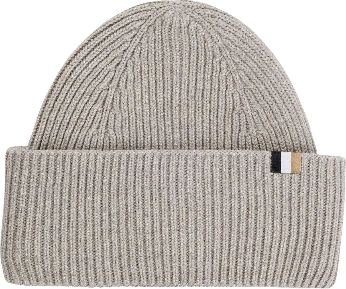 Boss - "Laura" Mütze Unifarben (Grau)