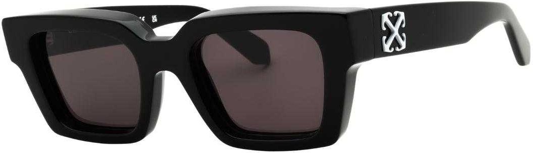 Off White - "Virgil" Gerahmt-Sonnenbrille für Herren/Damen Unisex (Schwarz/Dunkelgrau)