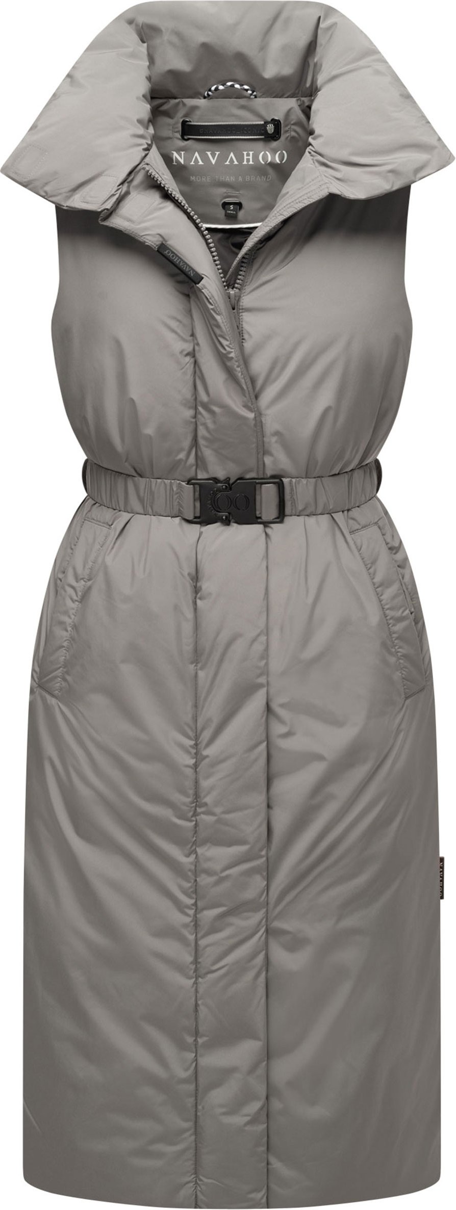 Navahoo Abendlied Damen lange Winter Weste – warm & stilvoll