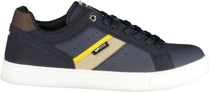 Gas Blue Polyester Herren Sneaker