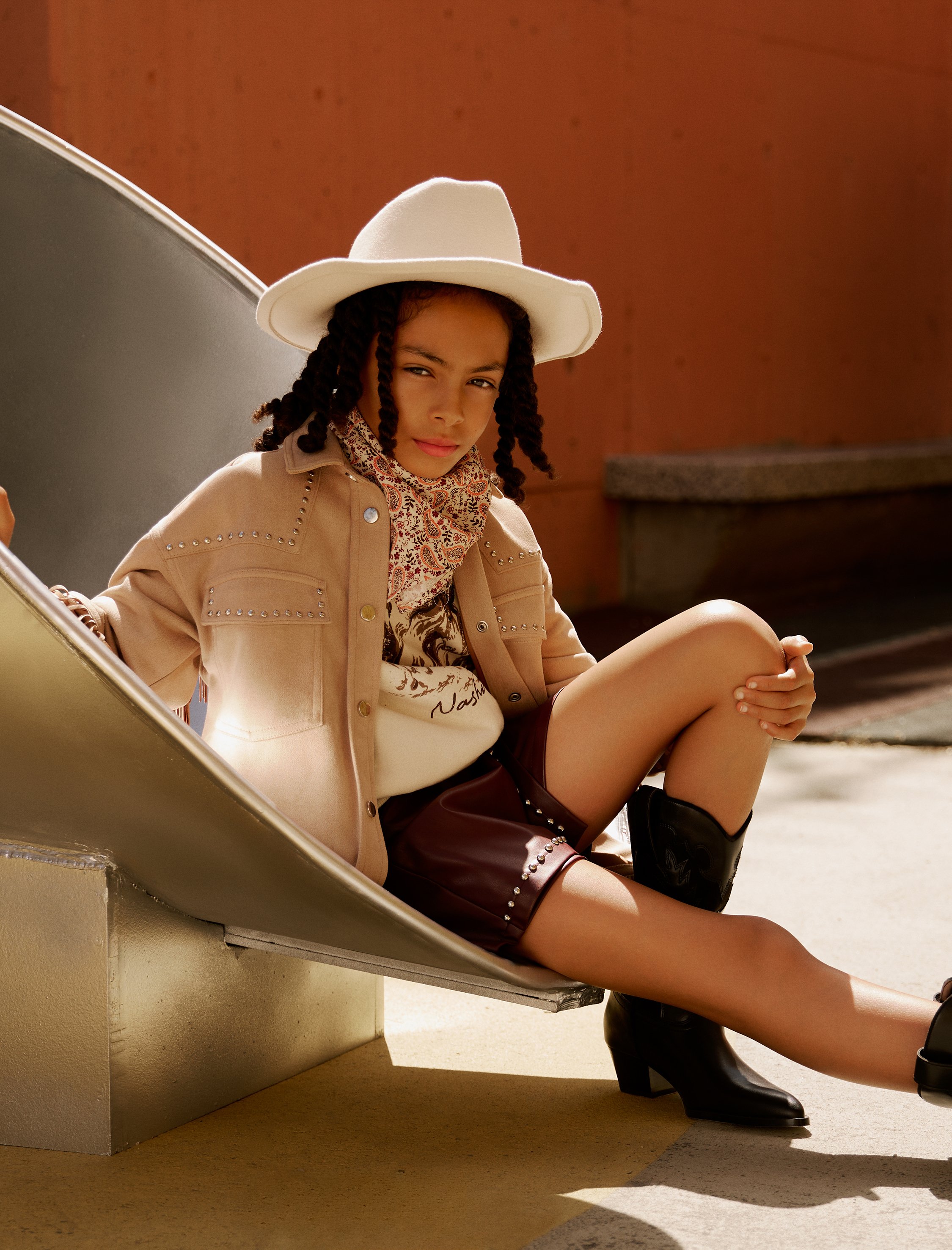 Koton Hosenrock Shorts Länge (Mitte Der Wade) Hohe Leibhöhe Hosenrock