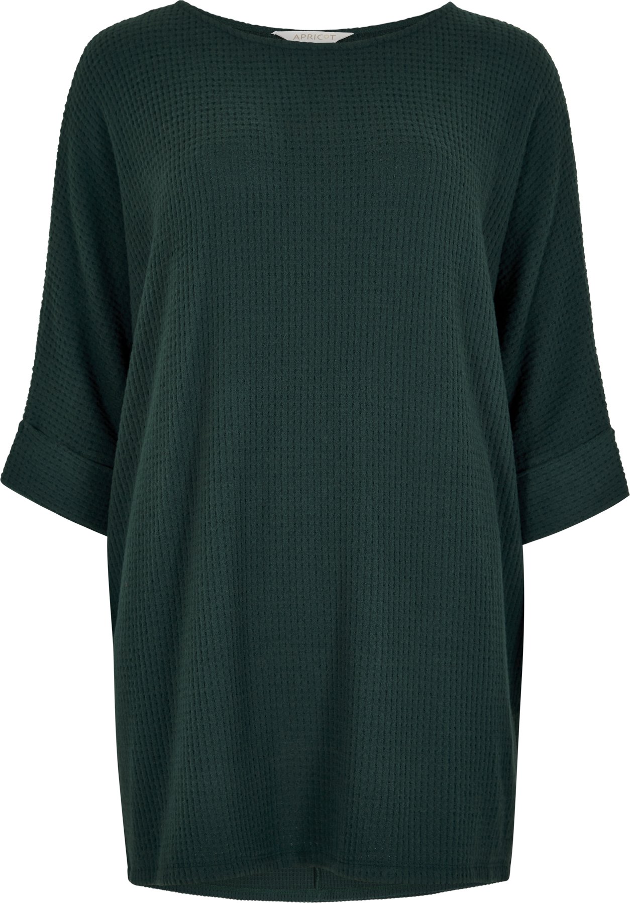 Apricot Waffelstrick Oberteil