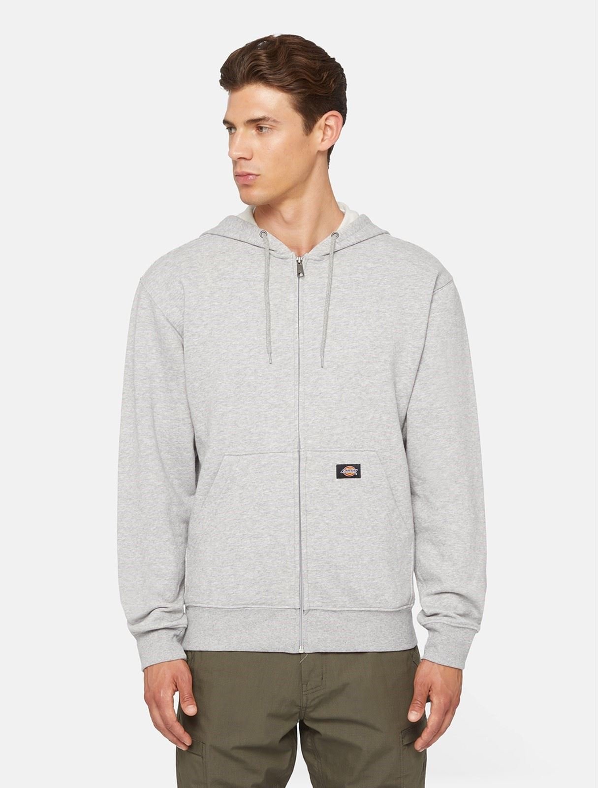 Dickies Everyday Fleece Zip Hoodie Herren Graue Fleecejacke
