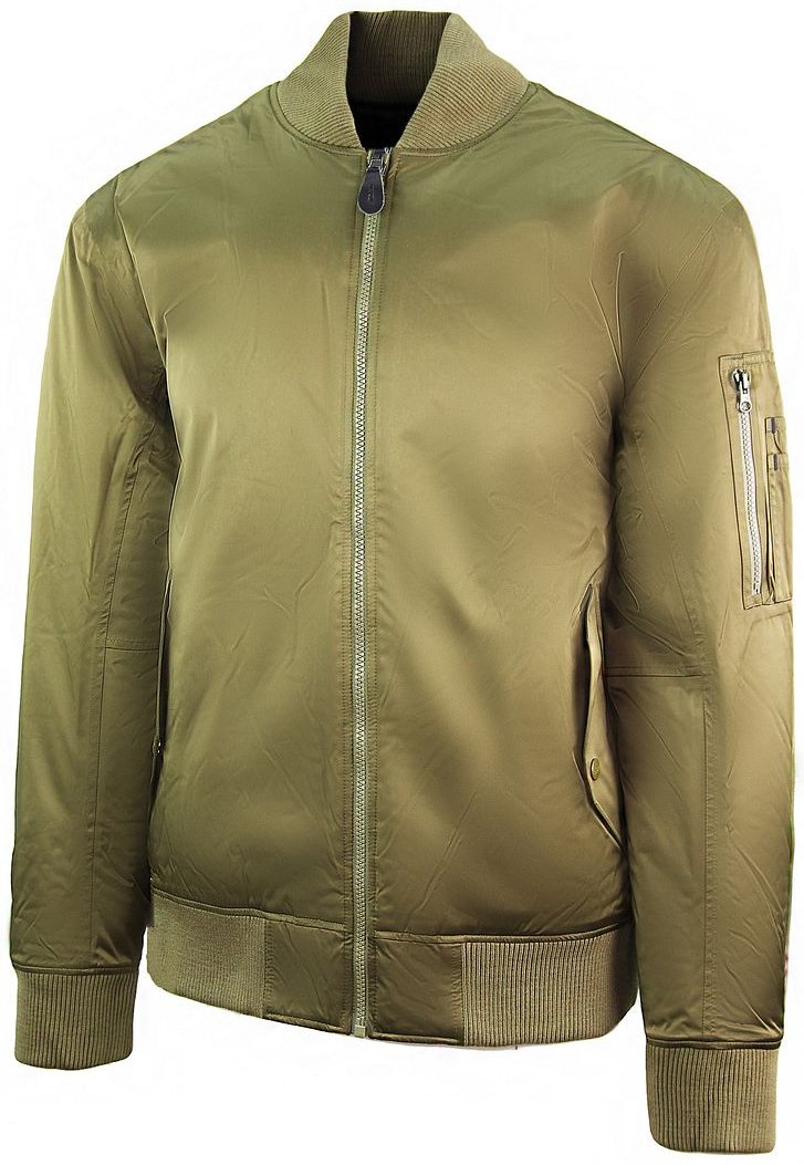 Nike Long Sleeve Reißverschluss Khaki Herren Bomberjacke 443877 212