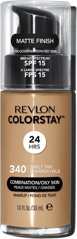 Colorstay Foundation Combination/oily Skin #340-earyly Tan 30 ml
