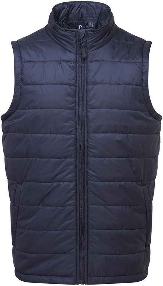 Premier Mens Recyclight Gepolstertes Gilet (Marine)
