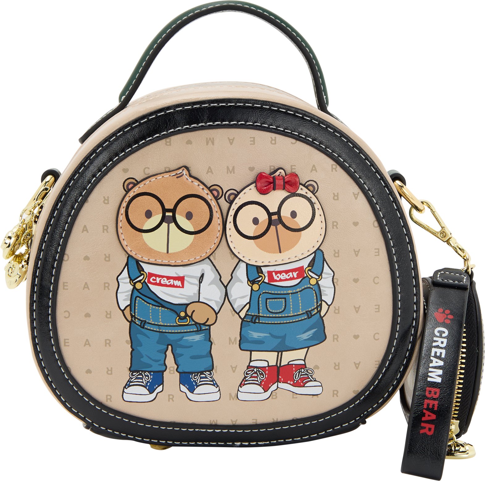 Mymo Handtasche Handtasche Mädchen beige,schwarz