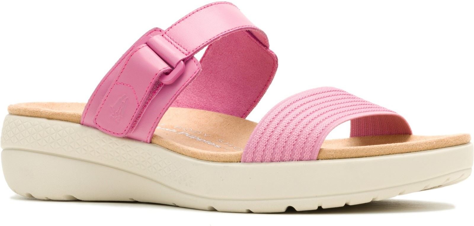 Hush Puppies Breathe Gore Leder Damen Rose Standard Sandalen