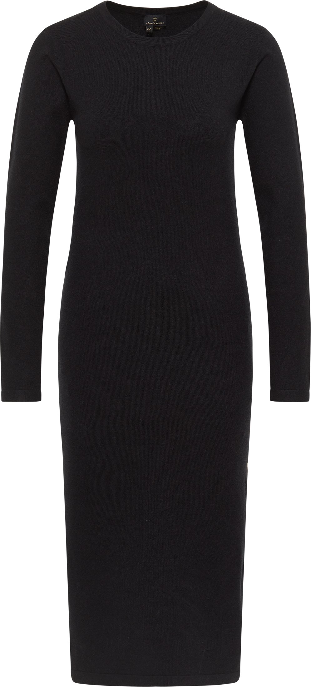 Dreimaster Strickkleid Damen Schwarz