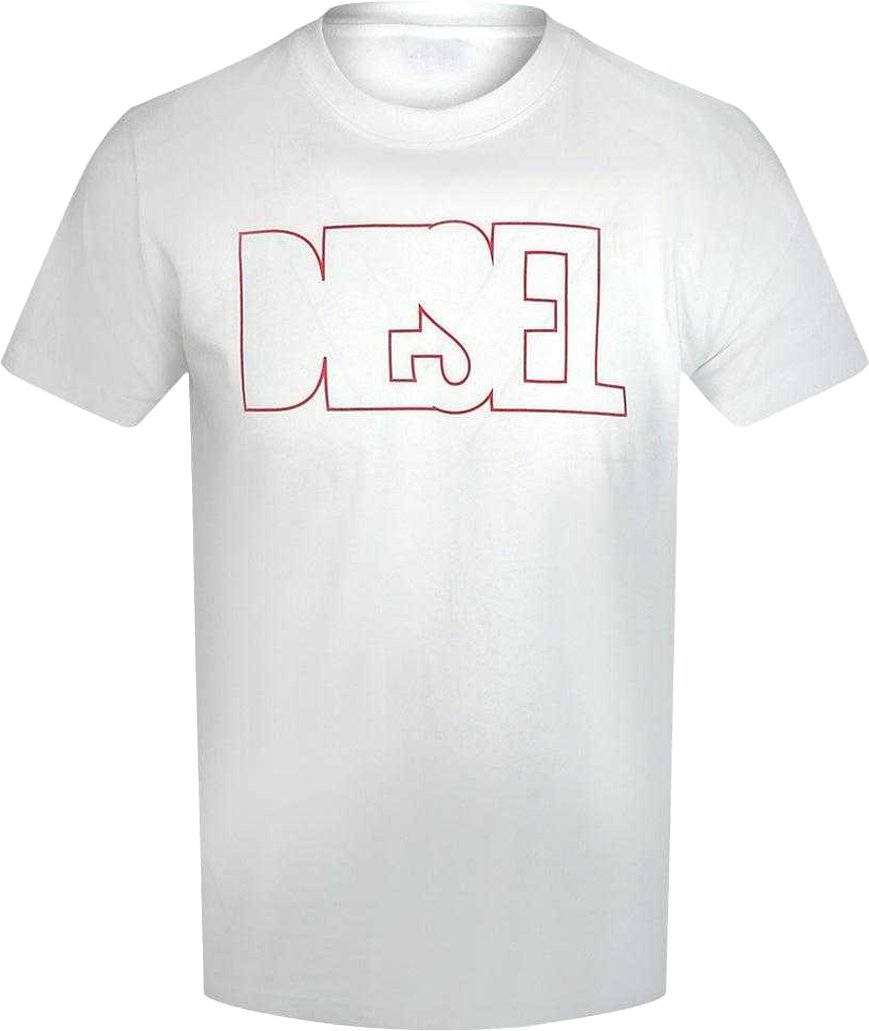 Thumbnail - Diesel - T-Shirt für Herren/Damen Unisex (Leuchtend Weiß)