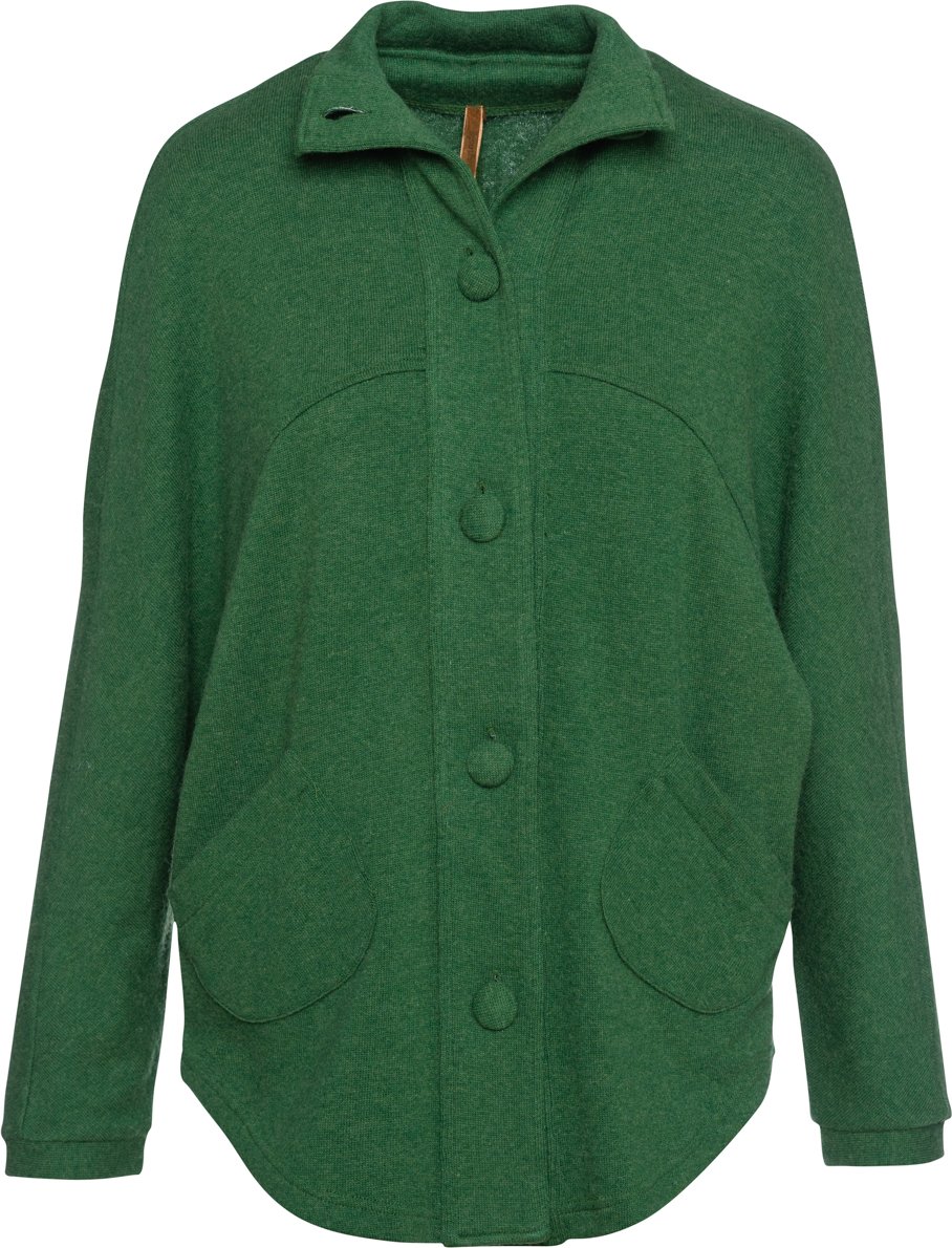 Jacke mit Raglanärmeln in Grün