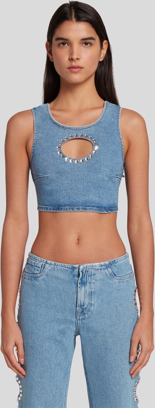 Damen Cropped Top