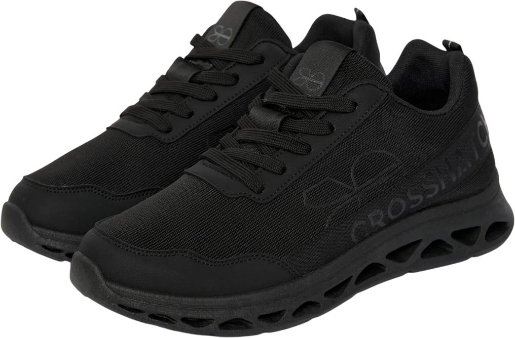 Crosshatch - "Jesmond" Sneaker für Herren (Schwarz)