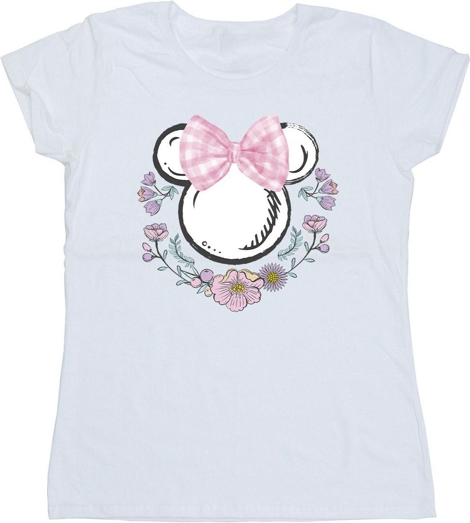 Disney - T-Shirt Schleife für Damen (Weiß)