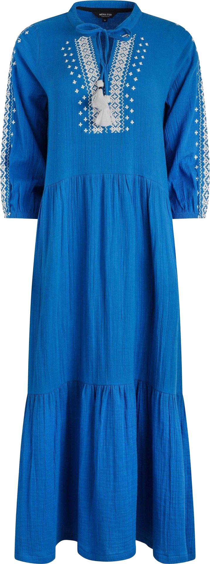 Weird Fish - "Arles" Midikleid für Damen (Adriablau)